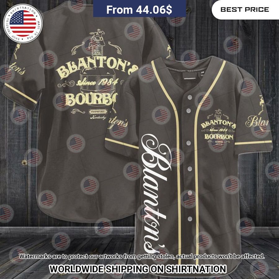 Blanton's Bourbon Baseball Shirt