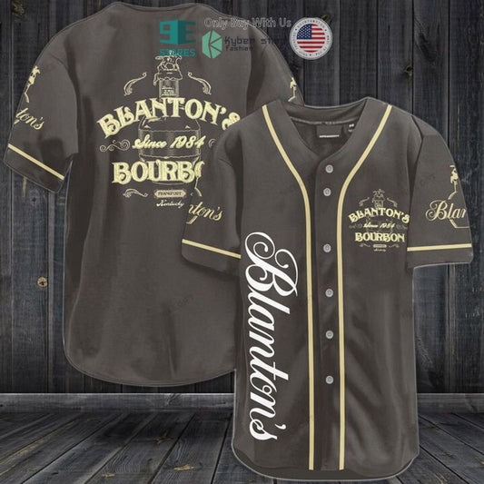BEST Blanton's Bourbon grey Baseball Jersey