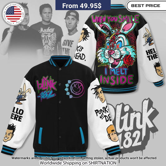 Blink 182 First Date Baseball Jacket