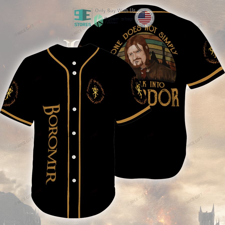 BEST Boromir One does not simply Baseball Jersey