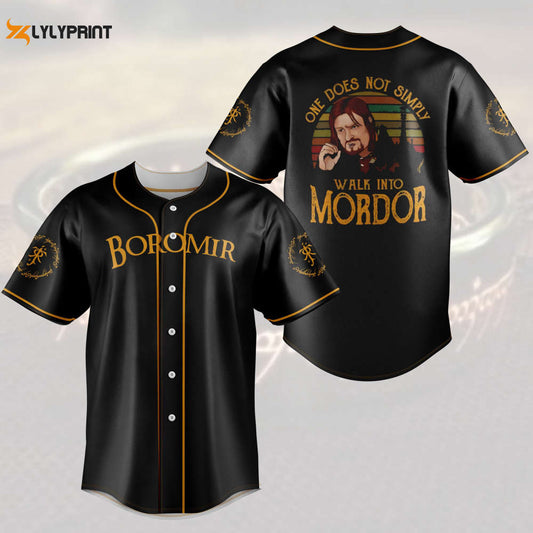 Boromir One Does Not Simply Walk Into Mordor Meme All Over Print Unisex Baseball Jersey - lylyprint.com T-Shirts, Hoodie,...