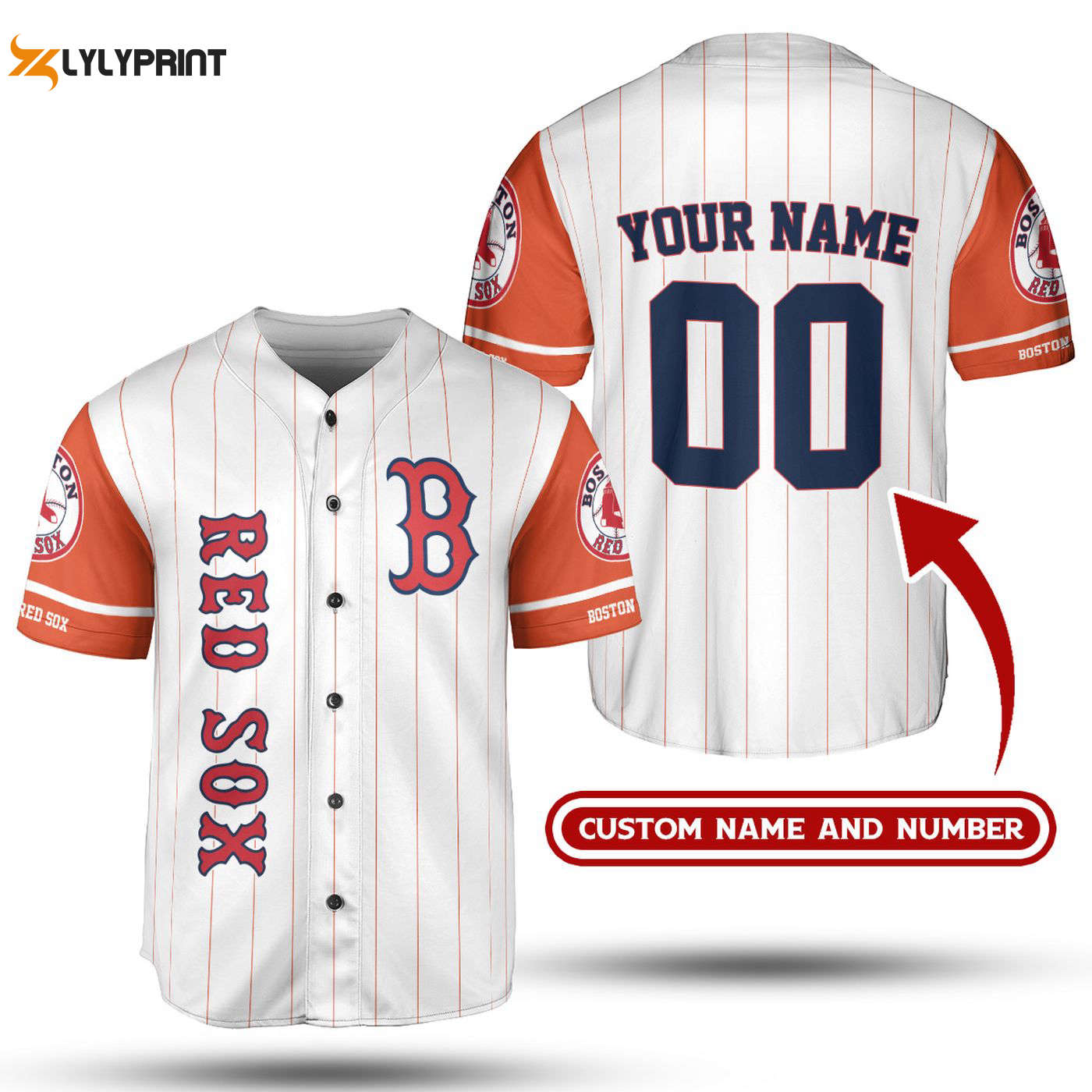Custom Boston Red Sox MLB Jersey Shirt - Exclusive Collection - lylyprint.com Hoodie, Sweatshirt | WearSparks.com
