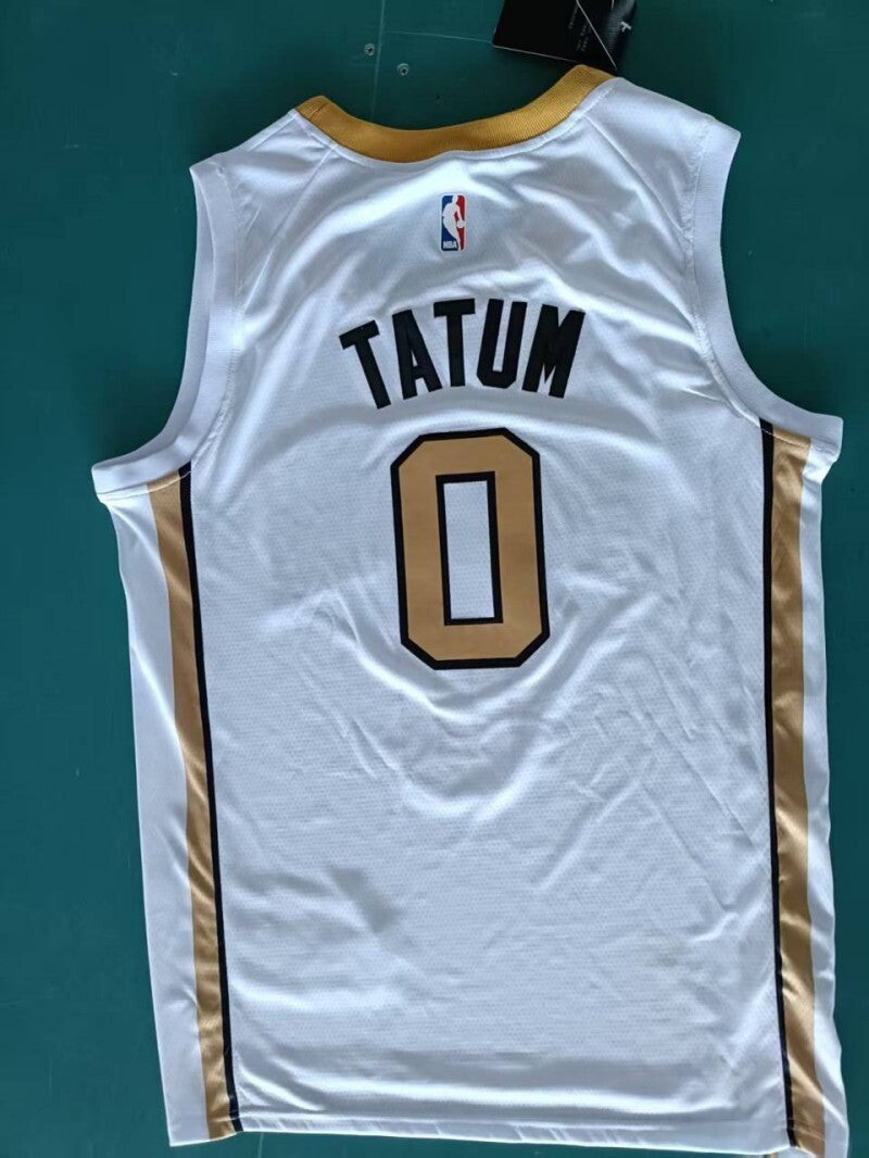 boston celtics #0 jayson tatum white Celtics 0 City Edition Style 1