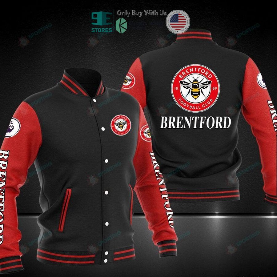 BEST Brentford FC Baseball Jacket