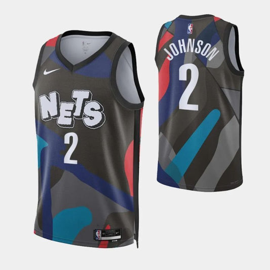 brooklyn nets #2 cameron johnson 2023-24 city edition swingman jersey