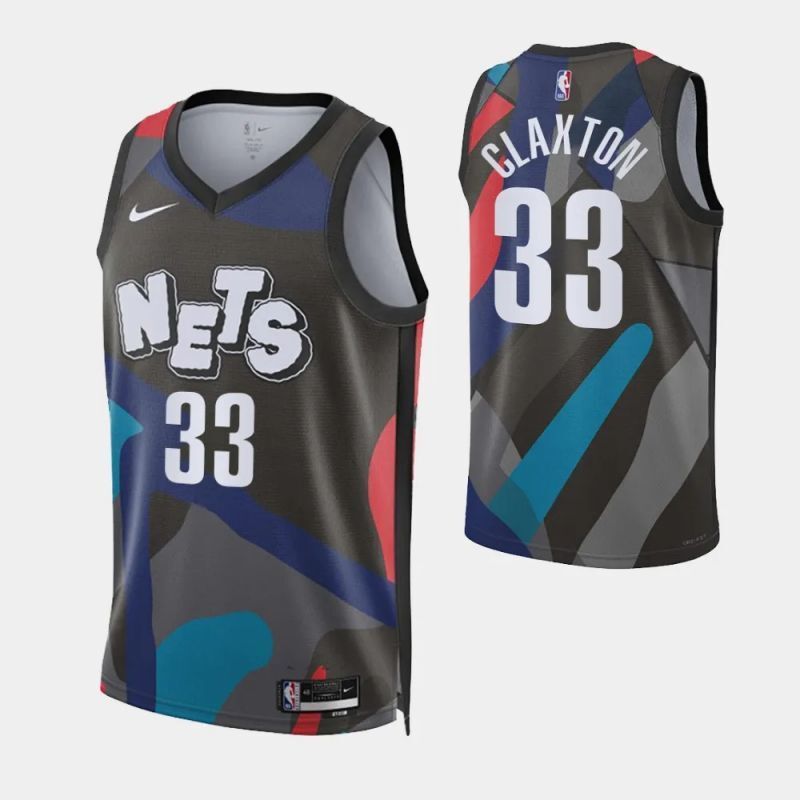 brooklyn nets #38 nic claxton 2023-24 city edition swingman jersey
