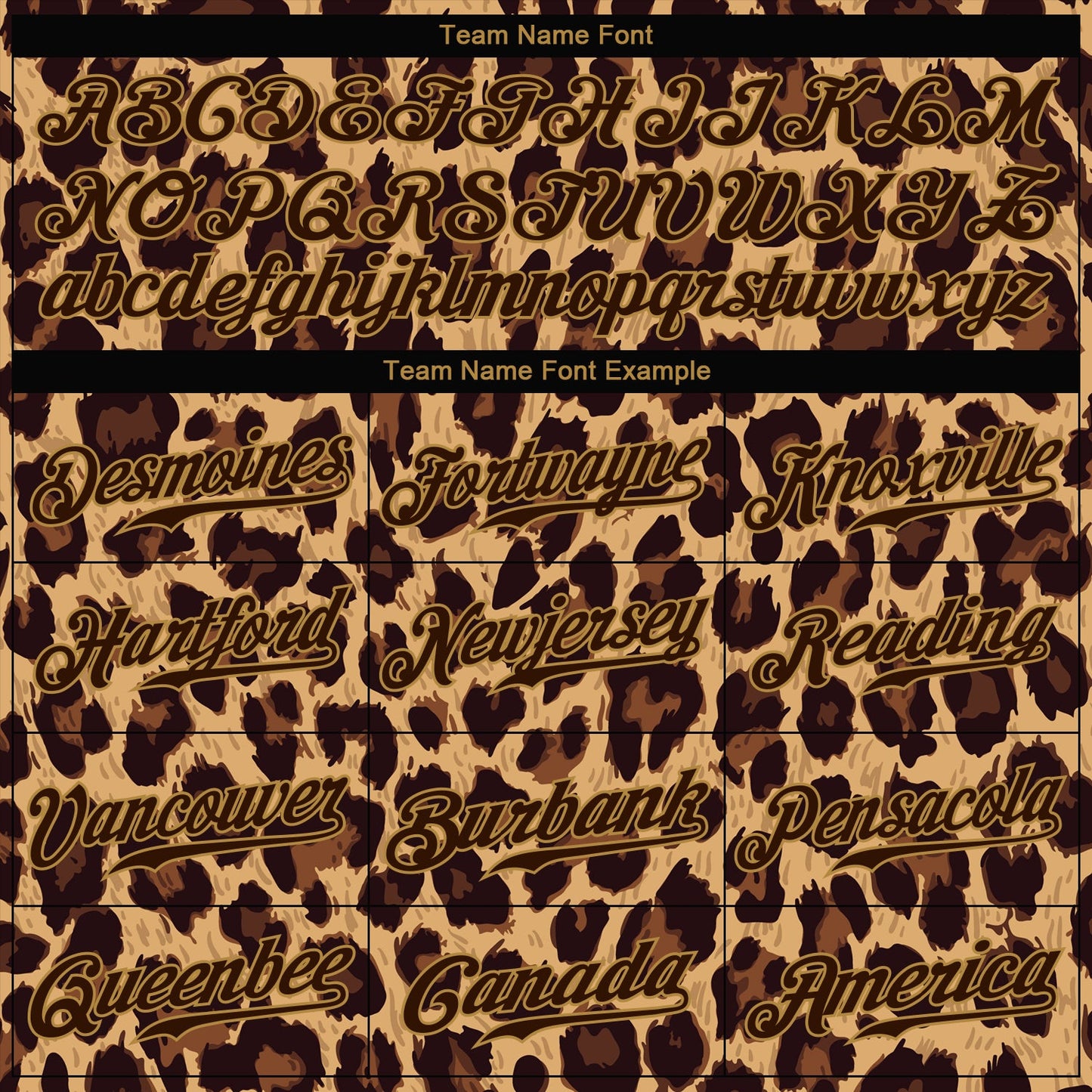 Custom Brown Brown-Old Gold 3D Pattern Design Leopard Authentic Baseball Jersey T-Shirts, Hoodie, Sweatshirt (Image 4)