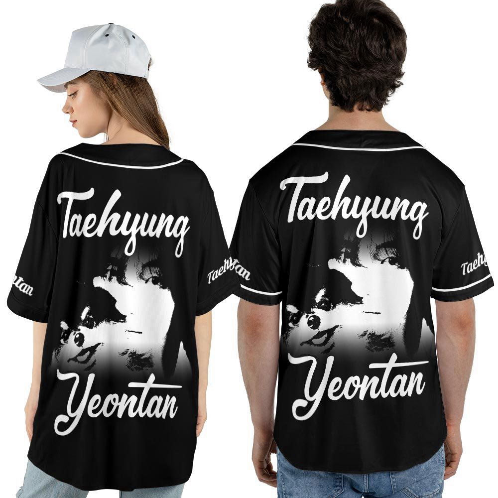 BTS V Kpop Baseball Jersey For Men Women, Layover Album Baseball Jersey For Men Women - lylyprint.com T-Shirts,... (Image 4)