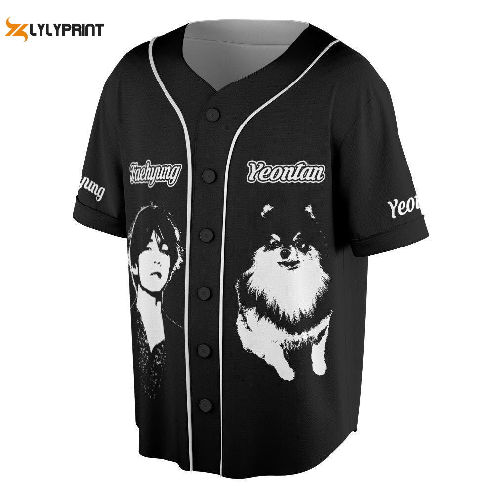 BTS V Kpop Baseball Jersey For Men Women, Layover Album Baseball Jersey For Men Women - lylyprint.com T-Shirts,... (Image 1)