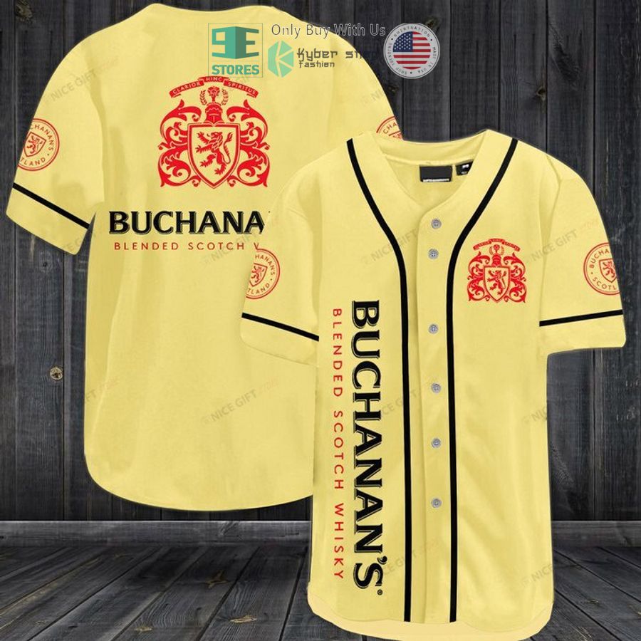 BEST Buchanan's Blended Scotch Whisky logo Baseball Jersey