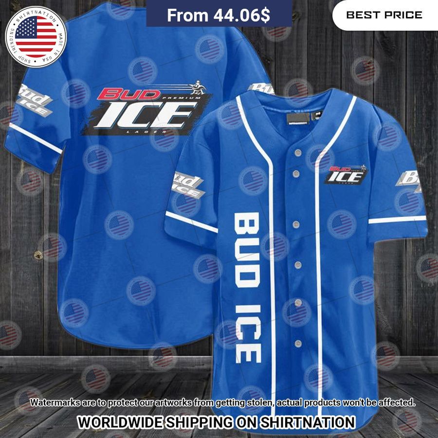 Bud ice Baseball Shirt