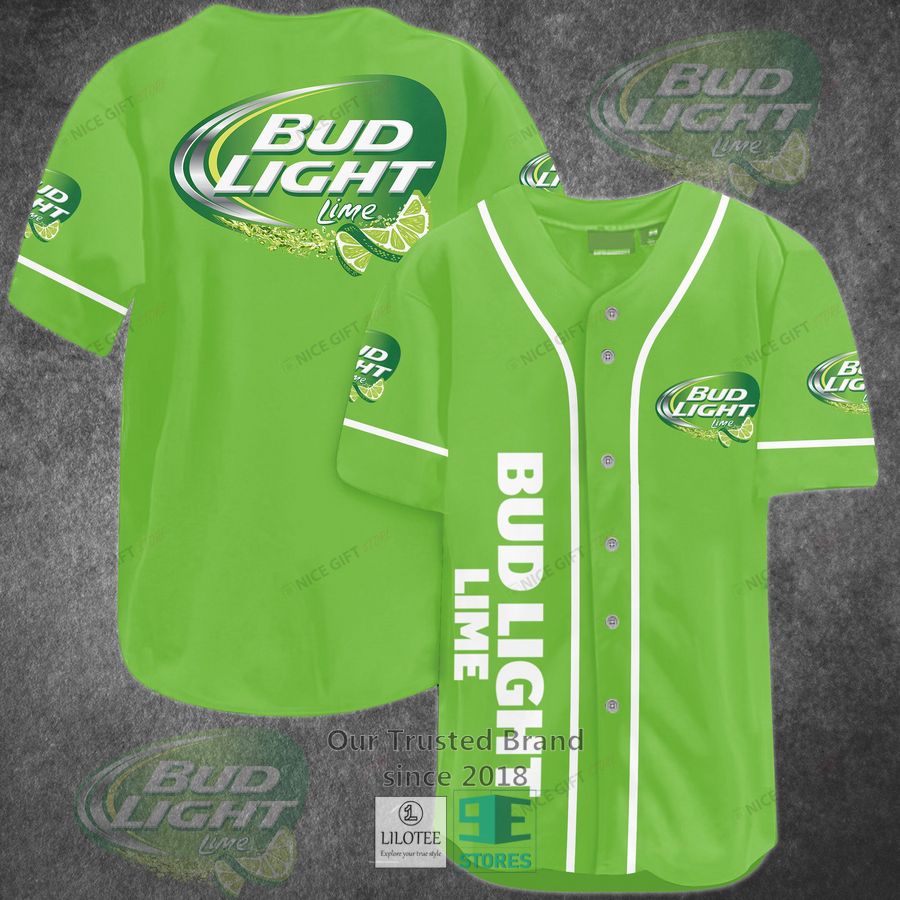 Bud Light Lime Baseball Jersey