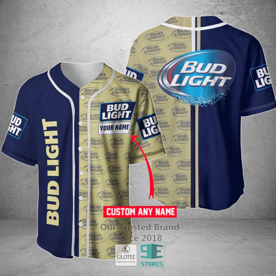 Bud Light Your Name Baseball Jersey