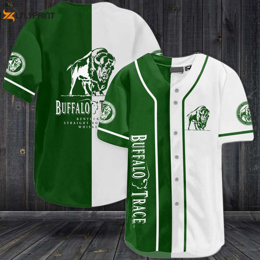 Buffalo Trace Kentucky Straight Bourbon Whiskey Baseball Jersey - Unique Gift for Men & Women Perfect for Whiskey Lovers...