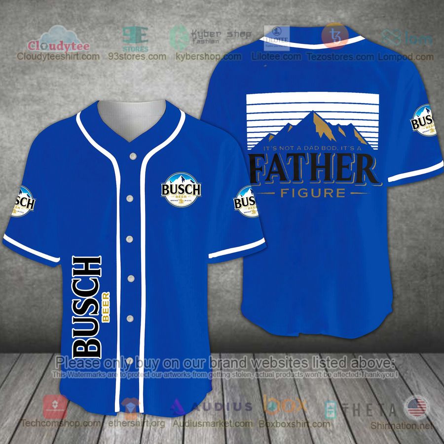 HOT Busch Beer It's not a Dad Bod It's A Father Baseball Jersey Shirt