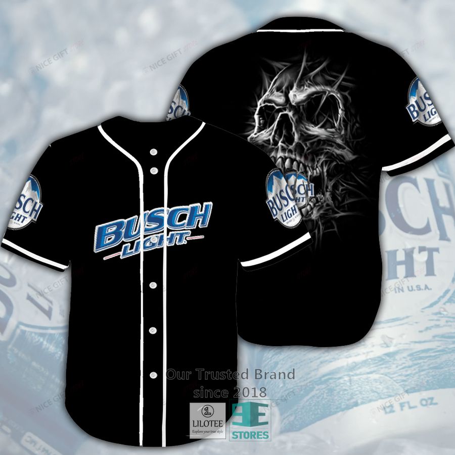 Busch Light Skull Baseball Jersey