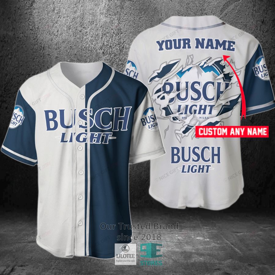 Busch Light Your Name Baseball Jersey