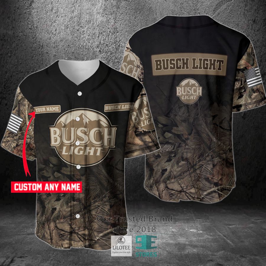 Busch Light Your Name Hunting Baseball Jersey