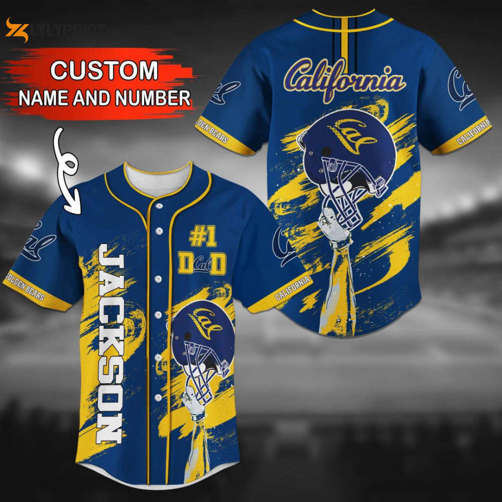 California Golden Bears Personalized Baseball Jersey Fan Gifts - lylyprint.com T-Shirts, Hoodie, Sweatshirt (Image 1)