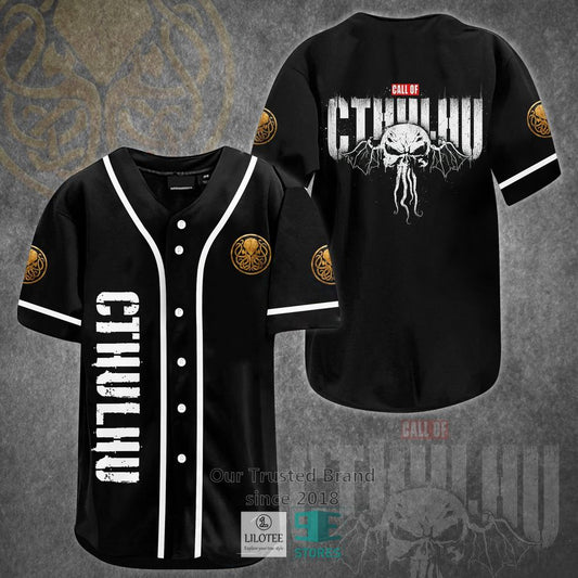 Call of Cthulhu Horror Movie Baseball Jersey