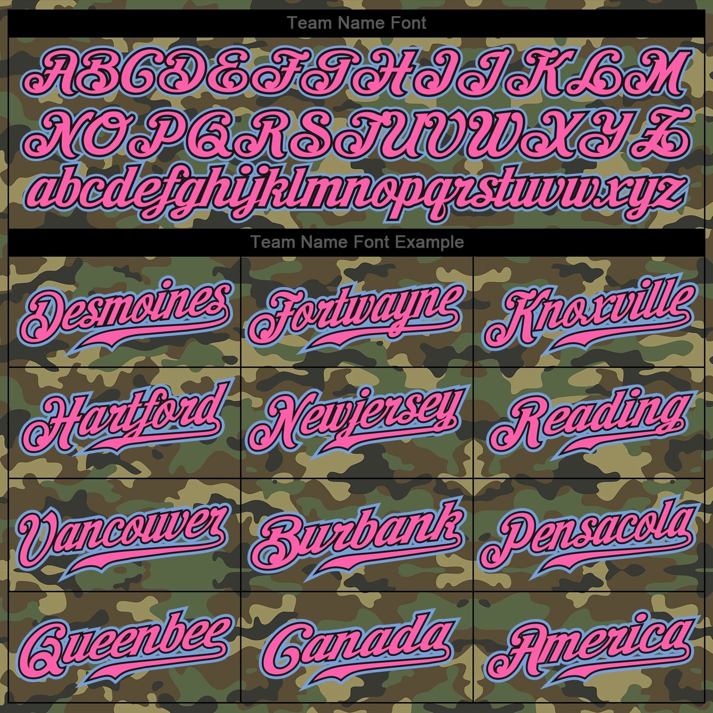 Custom Camo Light Blue-Pink Authentic Salute To Service Baseball Jersey