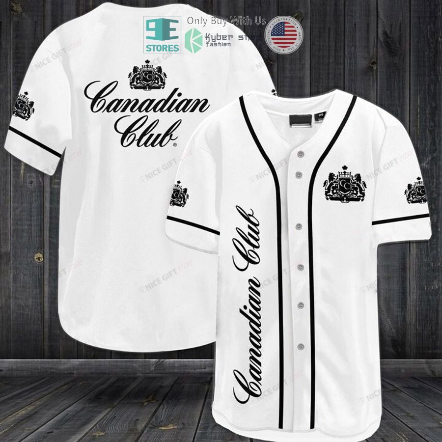 BEST Canadian Club logo white Baseball Jersey