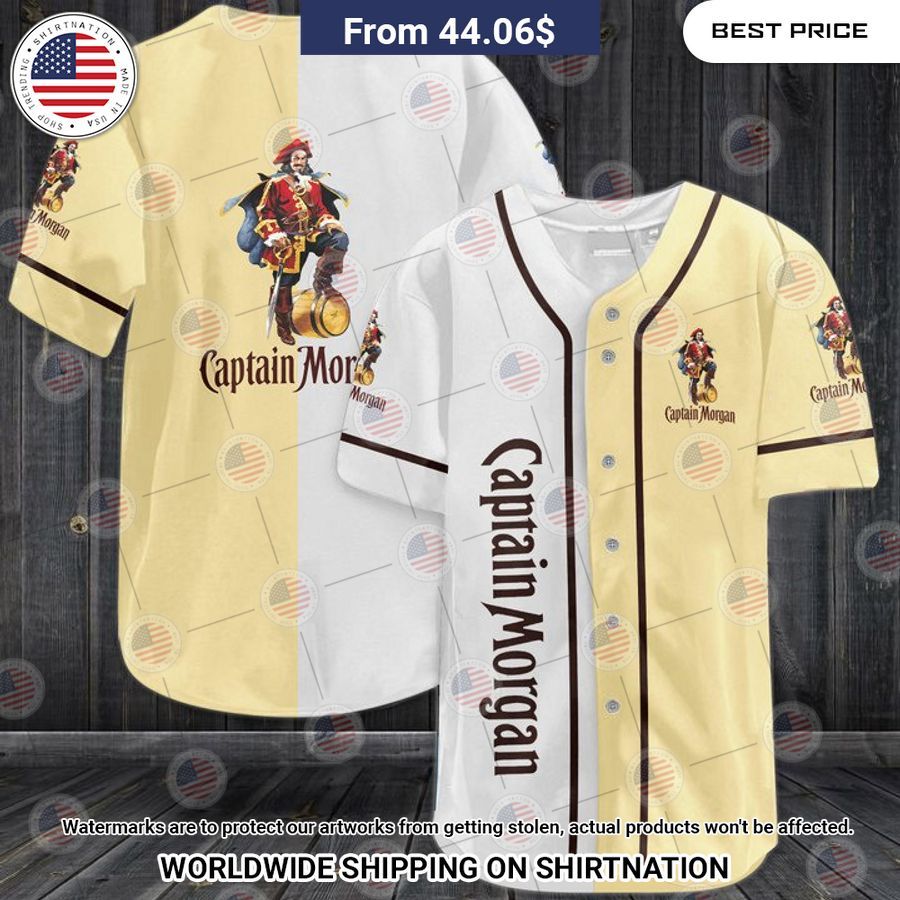 Captain Morgan Baseball Shirt