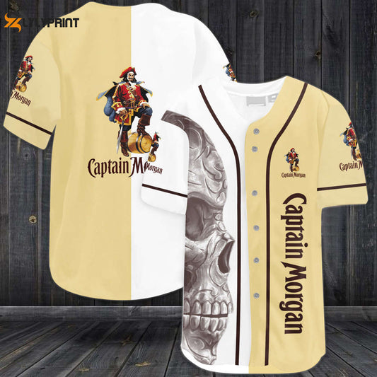 Captain Morgan Skull Baseball Jersey - Gift for Men Women - lylyprint.com T-Shirts, Hoodie, Sweatshirt | WearSparks.com