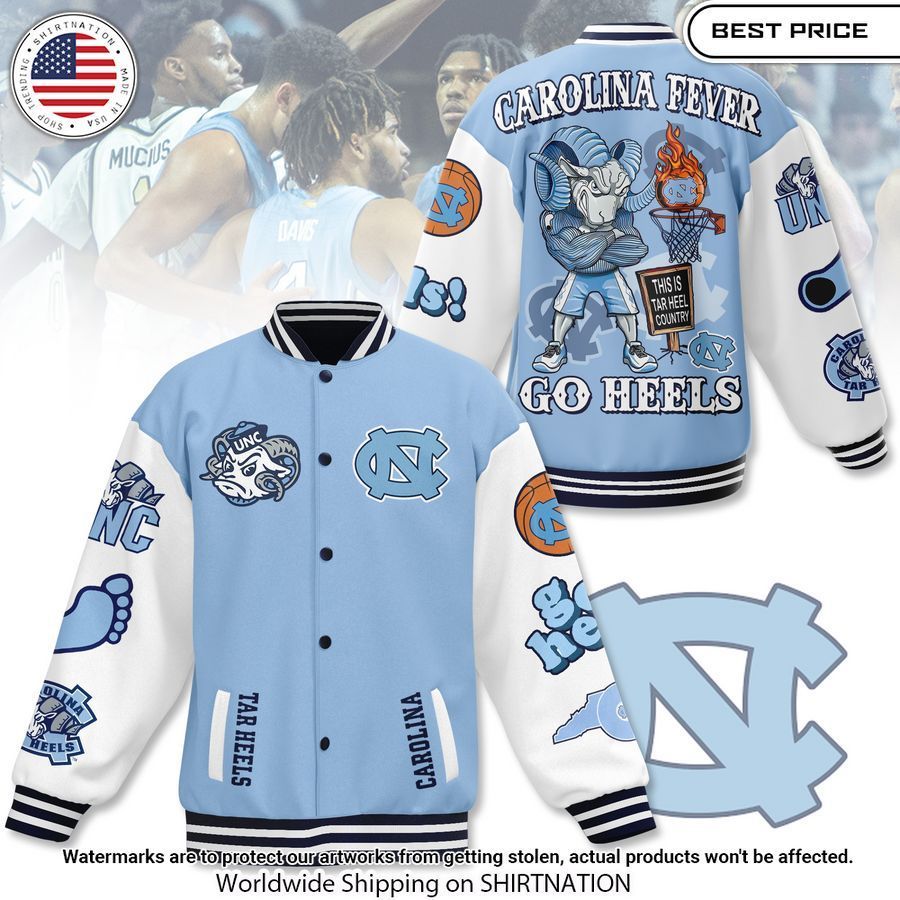 Carolina Fever Go heels Baseball Jacket