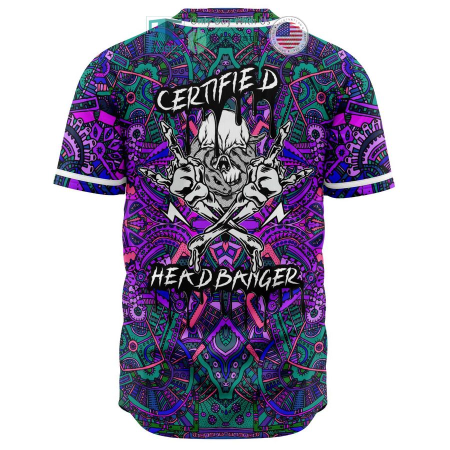 BEST Certified Headbangeredm Baseball Jersey