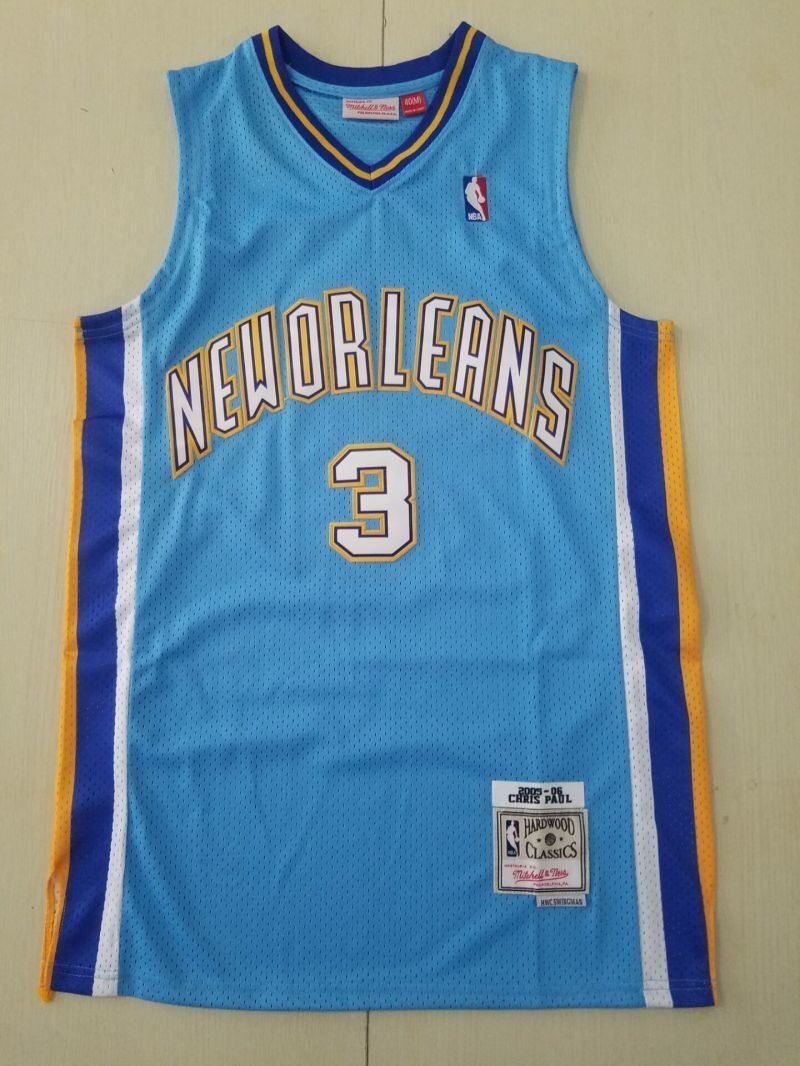 charlotte hornets #3 chris paul Hornets 3 Retro Blue s-xxl Style 2