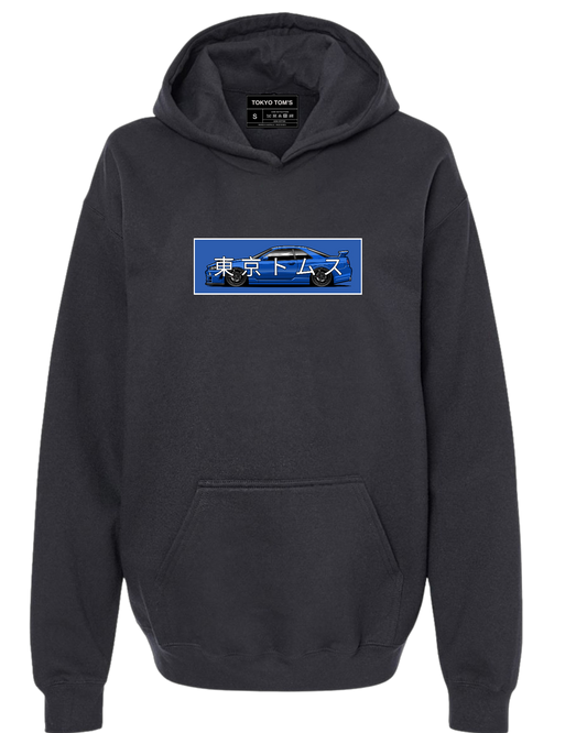 Nissan Skyline R34 - Chest Print Hoodie T-Shirts, Sweatshirt | WearSparks.com (Image 1)