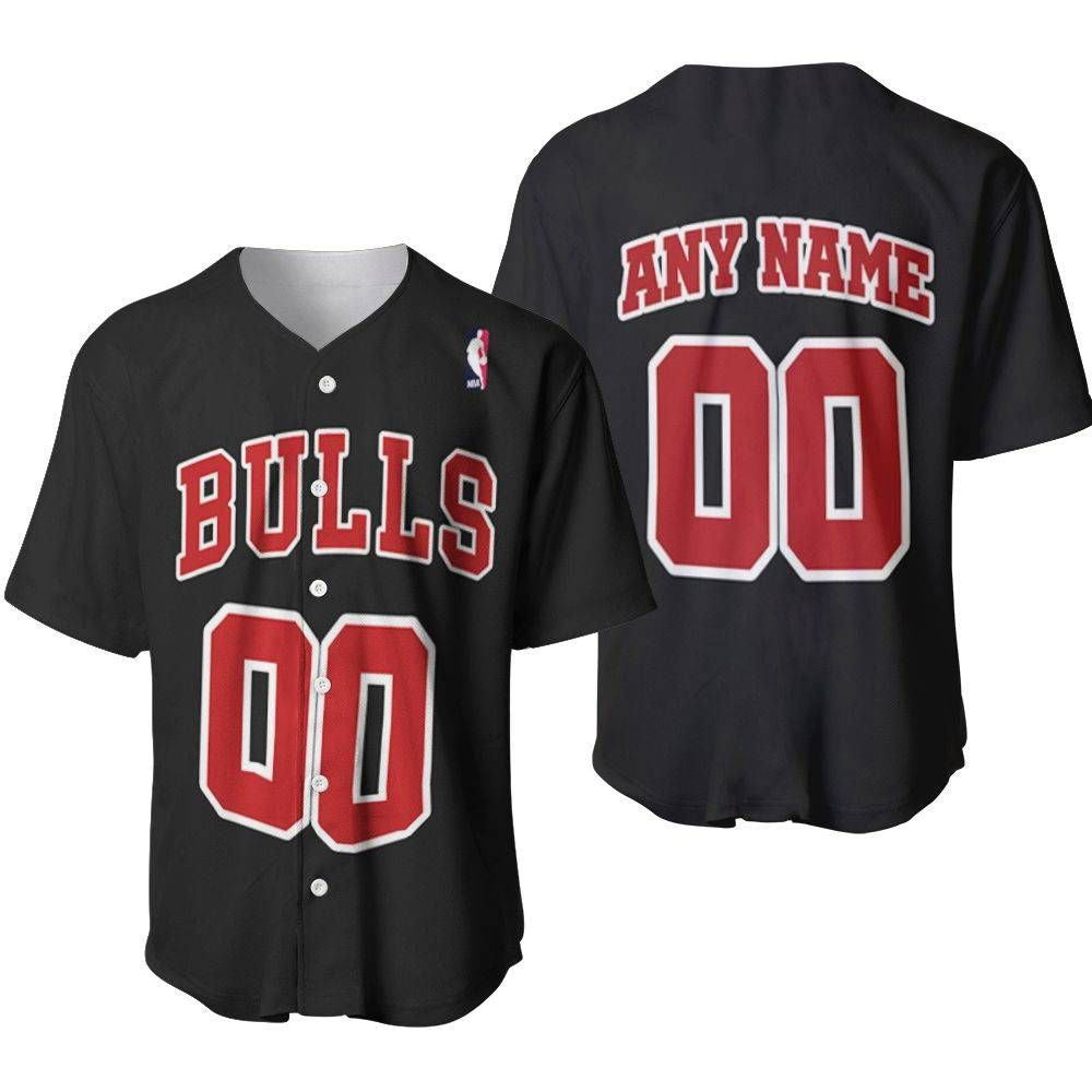 Chicago Bulls Basketball Team Throwback Black Baseball Jersey Gifts for Fans - lylyprint.com T-Shirts, Hoodie,... (Image 2)