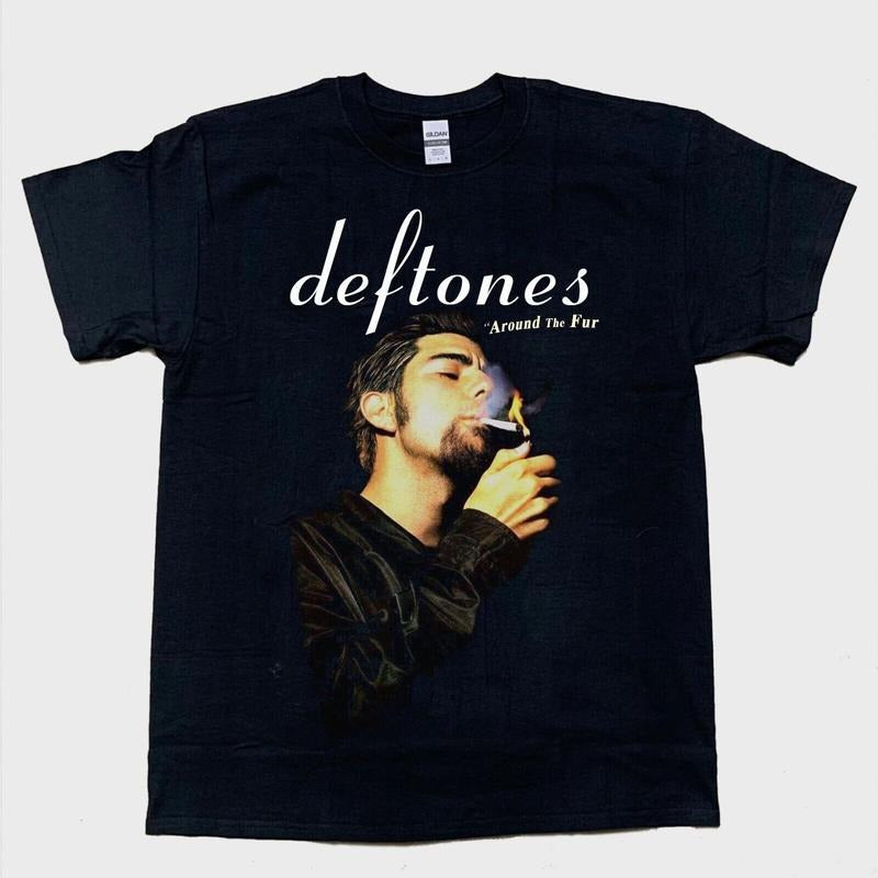 chino moreno smoking deftones music band t-shirt black gift for fan Hoodie, Sweatshirt | WearSparks.com