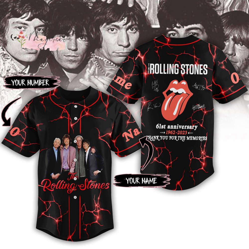 Christmas Stones Script Tongue Baseball Jersey Shirt, Rock And Roll Baseball Jersey, Rolling Jersey Shirt, Music Lover Baseball Shirt