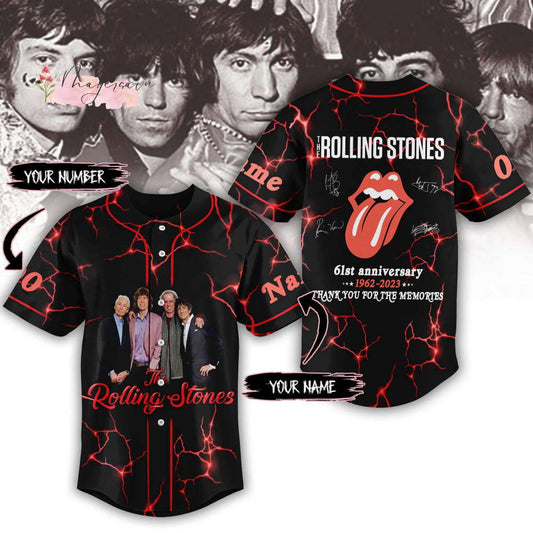 Christmas Stones Script Tongue Baseball Jersey Shirt, Rock And Roll Baseball Jersey, Rolling Jersey Shirt, Music Lover Baseball Shirt