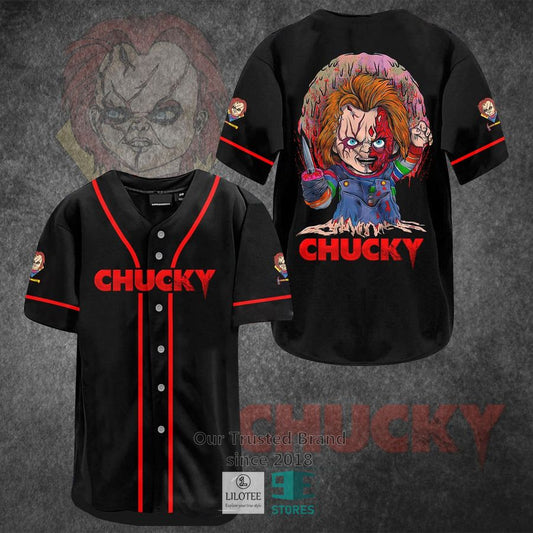 Chucky Horror Movie Baseball Jersey