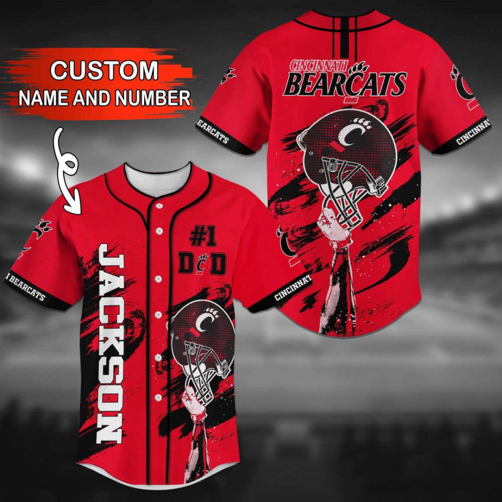 Cincinnati Bearcats Personalized Baseball Jersey Gift For Men Women - lylyprint.com T-Shirts, Hoodie, Sweatshirt (Image 2)