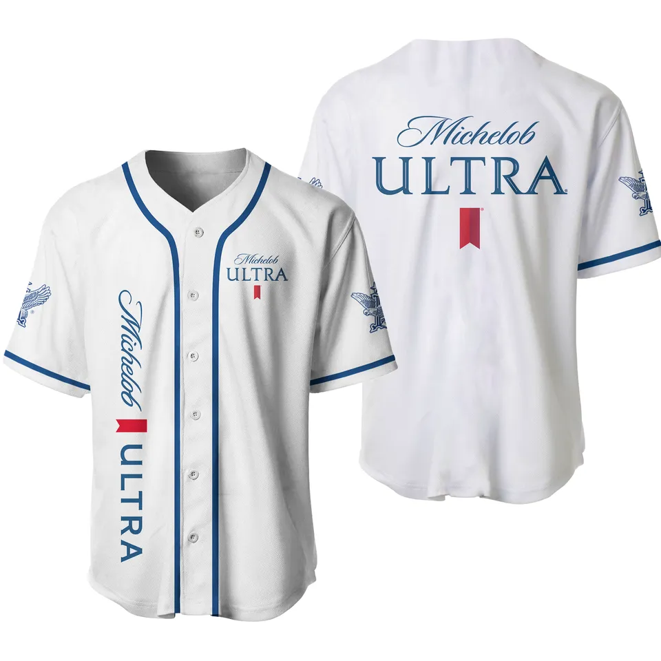 Classic White Michelob ULTRA Alcohol Baseball Jersey T-Shirts, Hoodie, Sweatshirt | WearSparks.com