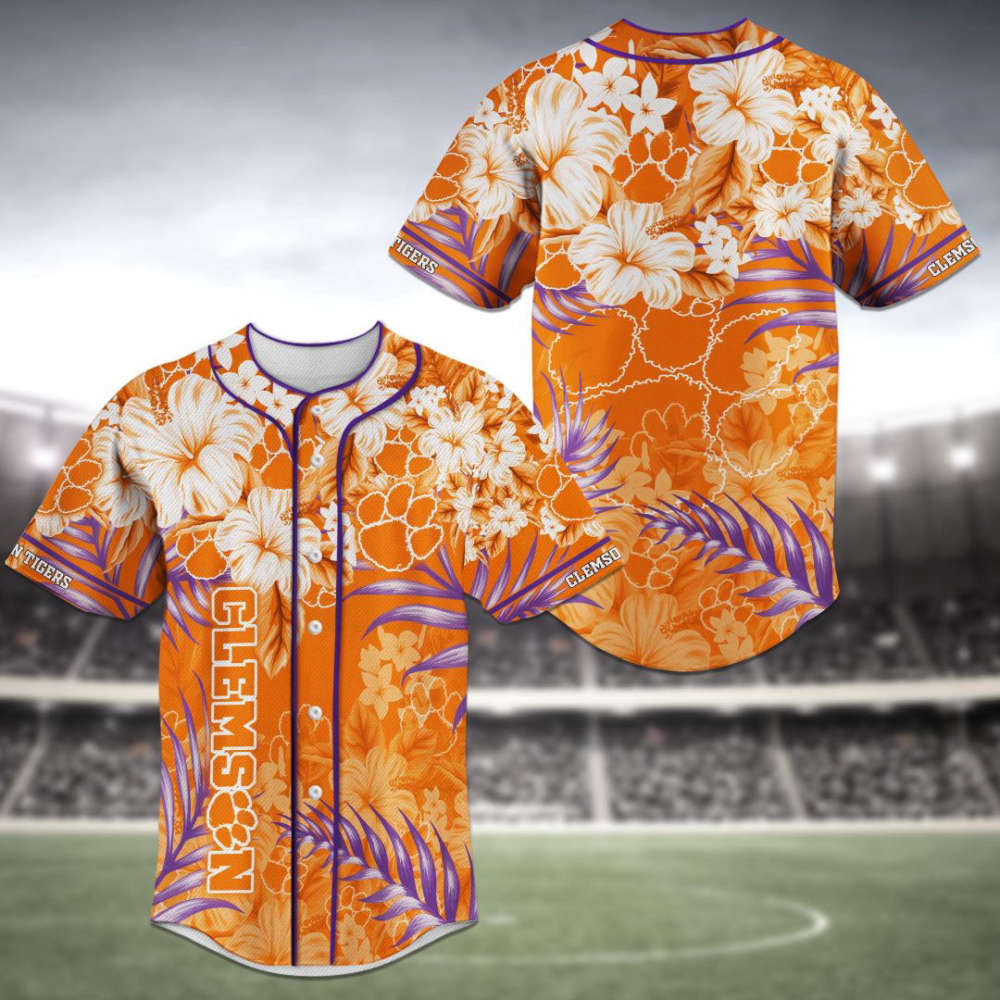 Clemson Tigers Baseball Jersey Personalized 2023 BJ0206 - lylyprint.com T-Shirts, Hoodie, Sweatshirt (Image 2)
