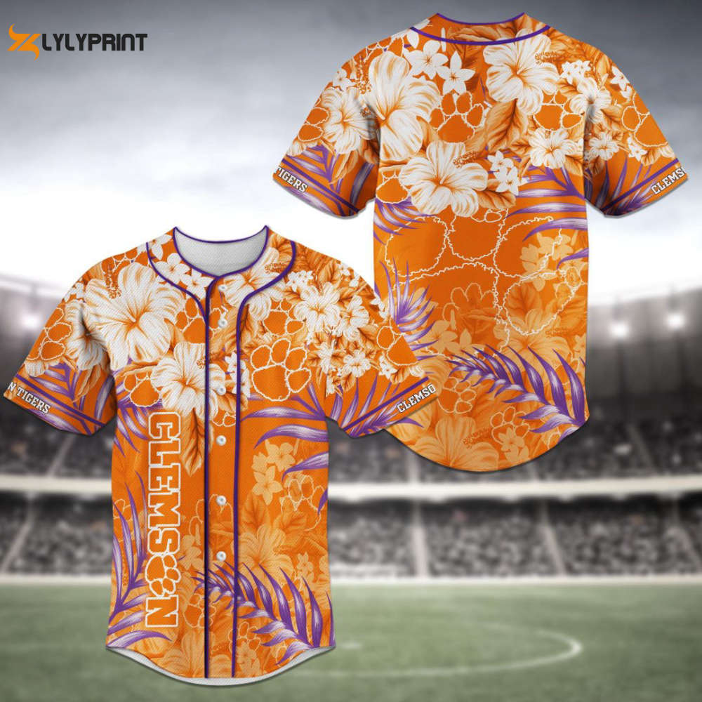 Clemson Tigers Baseball Jersey Personalized 2023 BJ0206 - lylyprint.com T-Shirts, Hoodie, Sweatshirt (Image 1)