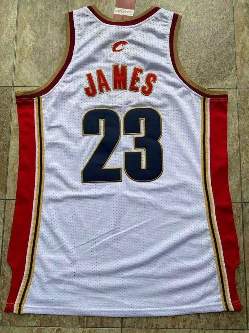 cleveland cavaliers #23 james authentic jersey white Style 8