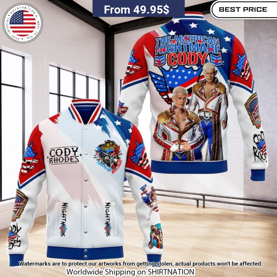 Cody Rhodes The American Nightmare Baseball Jacket