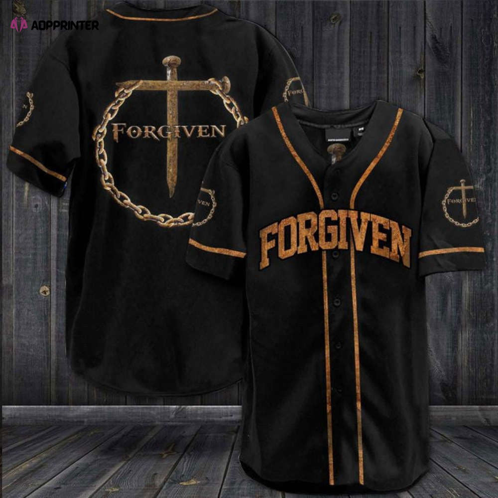 Colorful God Forgiven Baseball Jersey - Adult Unisex - S to 5XL Sizes - Aopprinter T-Shirts, Hoodie, Sweatshirt