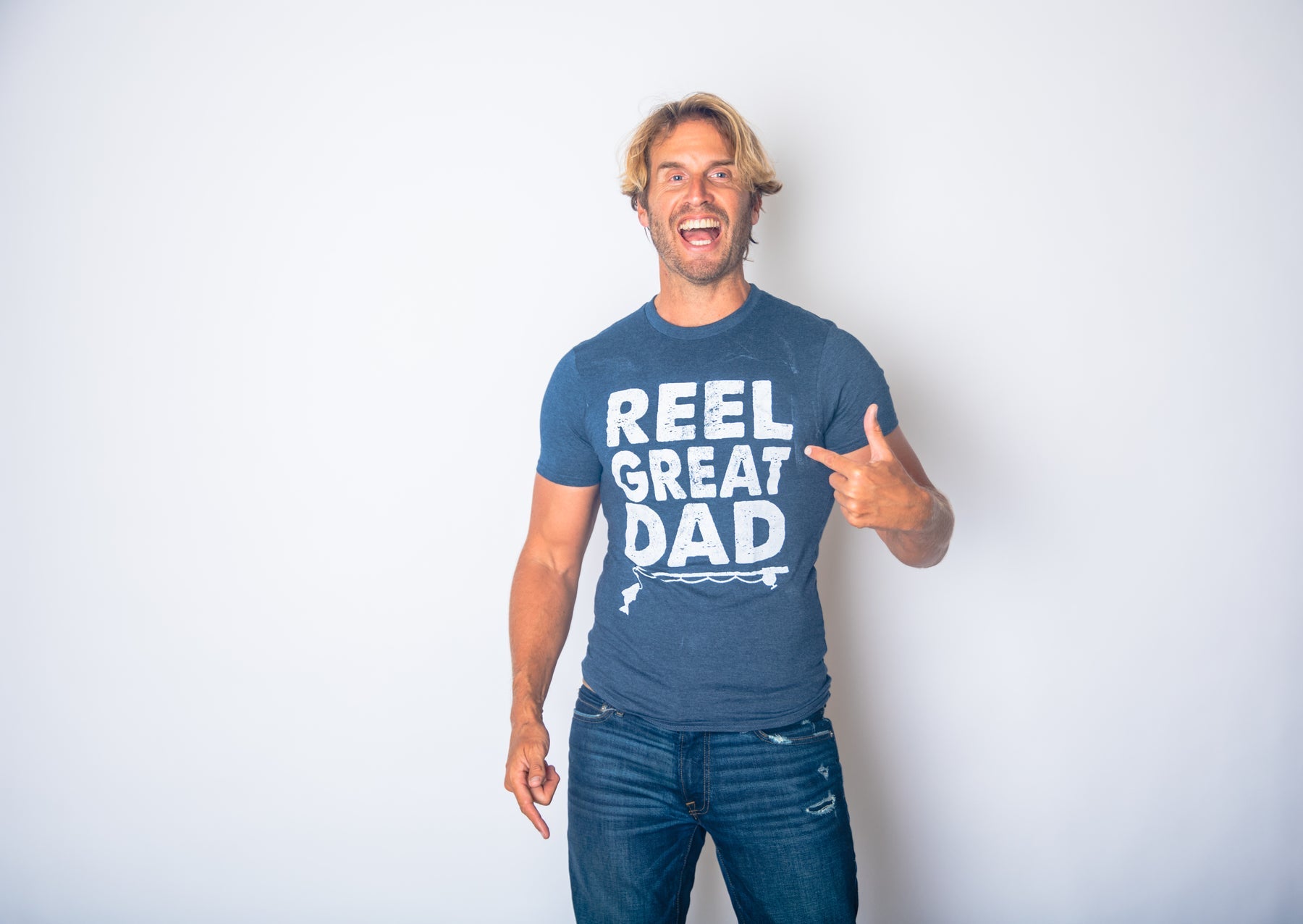 Reel Great Dad Men's T Shirt Hoodie, Sweatshirt | WearSparks.com (Image 2)