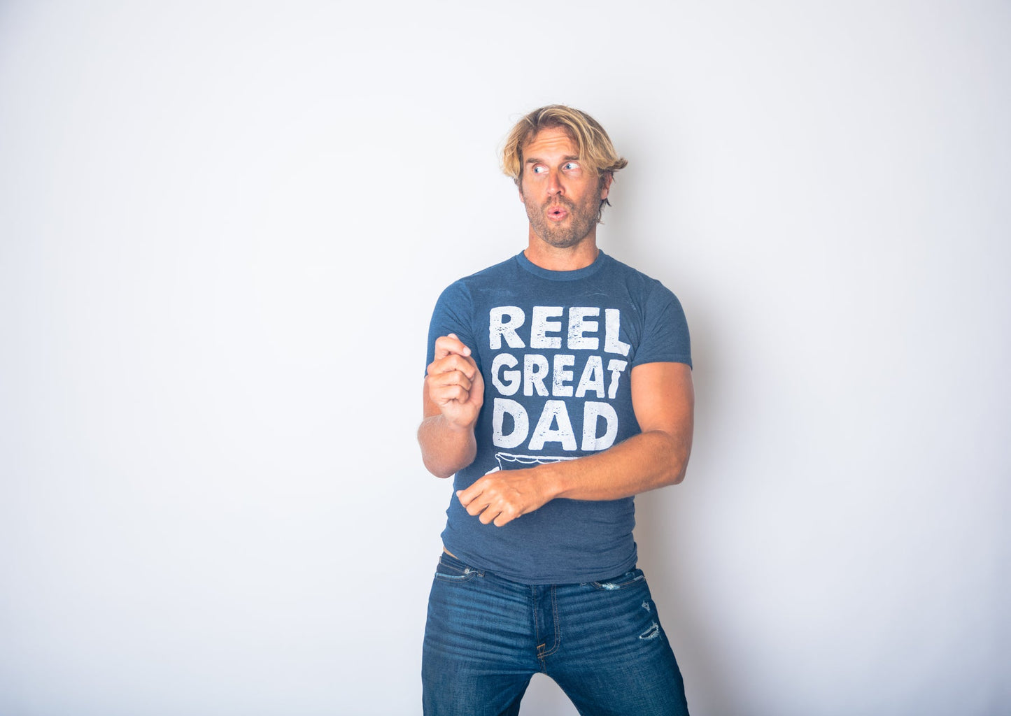 Reel Great Dad Men's T Shirt Hoodie, Sweatshirt | WearSparks.com (Image 3)