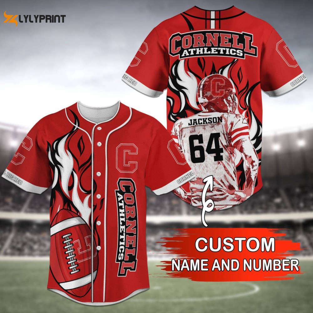 Cornell Big Red Baseball Jersey Personalized 2023 Gift For Men Women - lylyprint.com T-Shirts, Hoodie, Sweatshirt (Image 1)