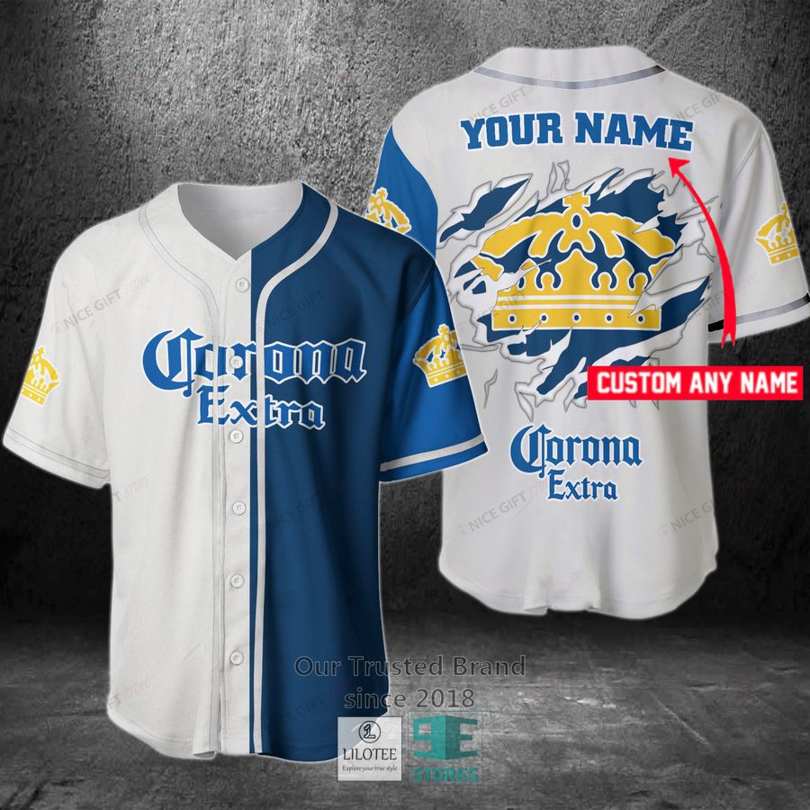 Corona Extra Your Name Baseball Jersey