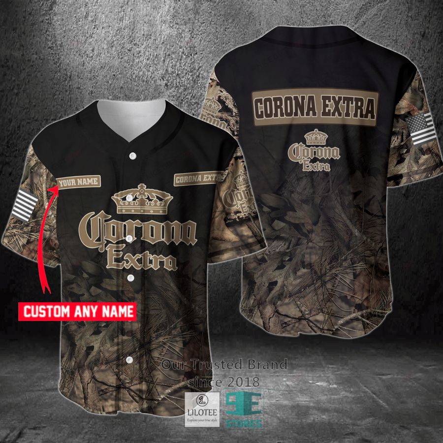 Corona Extra Your Name Hunting Baseball Jersey