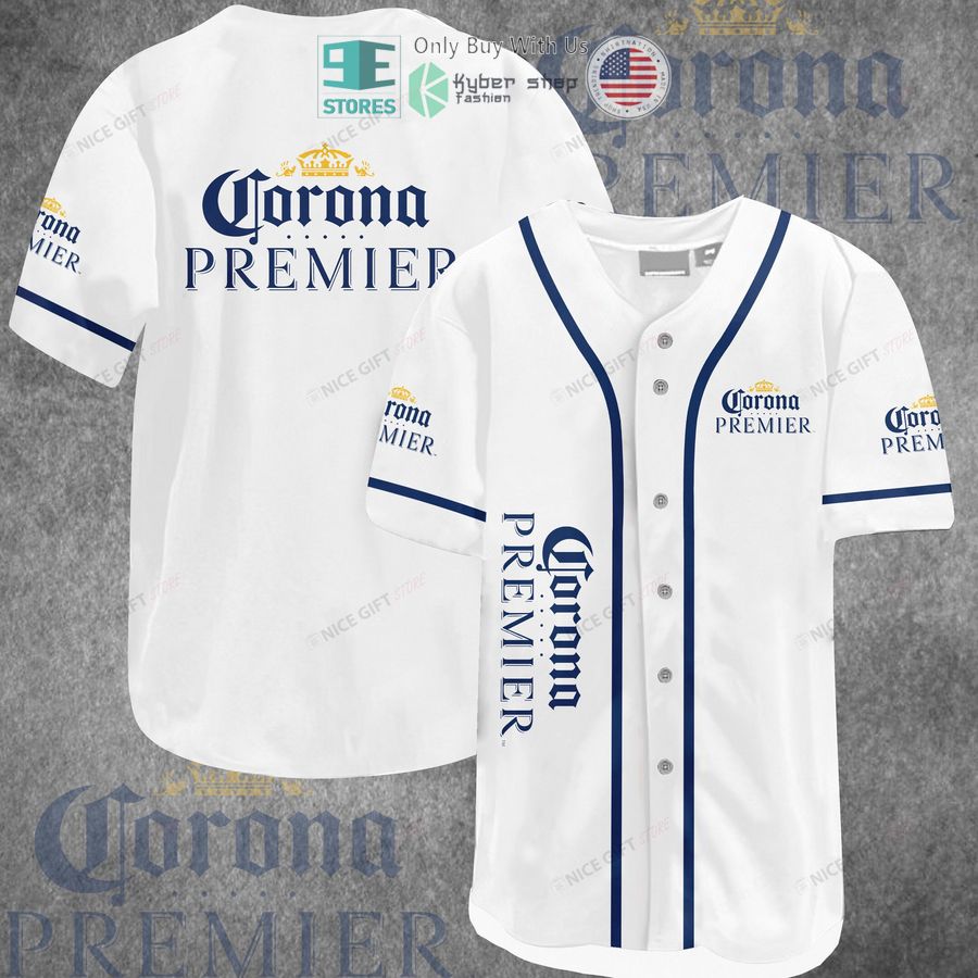 BEST Corona Premier logo white Baseball Jersey